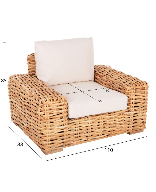 ΠΟΛΥΘΡΟΝΑ TROPEL HM9810 ΞΥΛΟ MANGO ΣΕ ΦΥΣΙΚΟ-ΛΕΥΚΑ ΜΑΞΙΛΑΡΙΑ 110x88x70-85Υεκ.