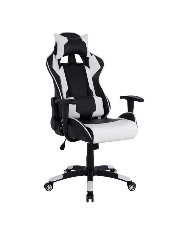 ΠΟΛΥΘΡΟΝΑ GAMING HM1072.04 ΜΑΥΡΗ-ΛΕΥΚΗ 66,5x70x(122-129) cm