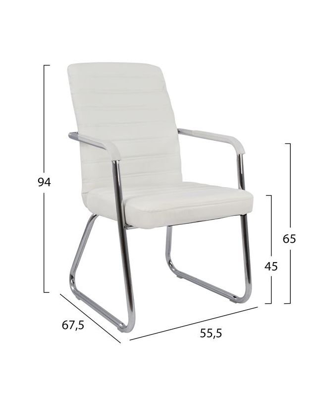 ΠΟΛΥΘΡΟΝΑ HM1021.02 ΕΠΙΣΚΕΠΤΗ ΛΕΥΚΗ 55,5x67,5x94 εκ.
