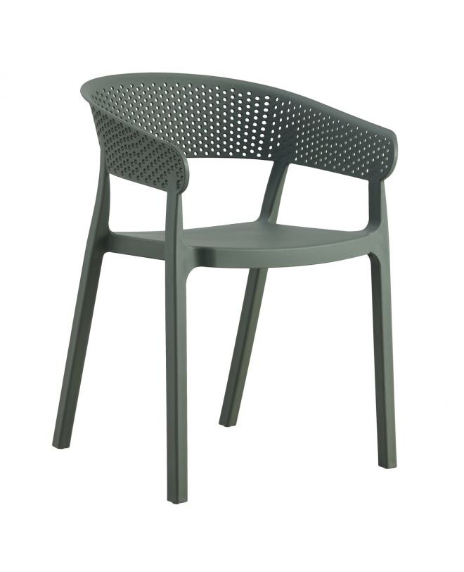 ΠΟΛΥΘΡΟΝΑ ΠΟΛΥΠΡΟΠΥΛΕΝΙΟΥ DARK OLIVE HM5941.07 53,5x50,5x73Υ εκ.