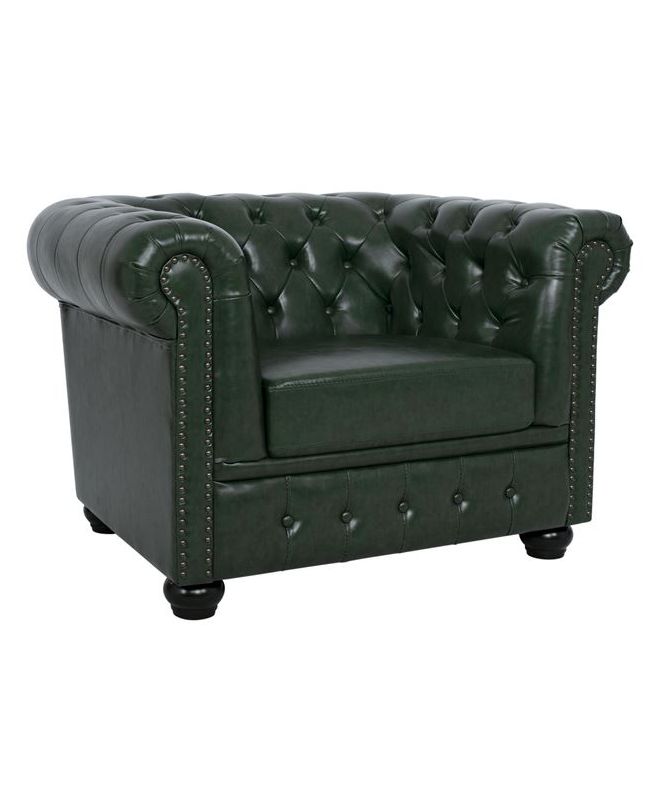 ΠΟΛΥΘΡΟΝΑ T.CHESTERFIELD HM3011.08 ΤΕΧΝΟΔΕΡΜΑ ΚΥΠΑΡΙΣΣΙ 106x87x70 εκ.