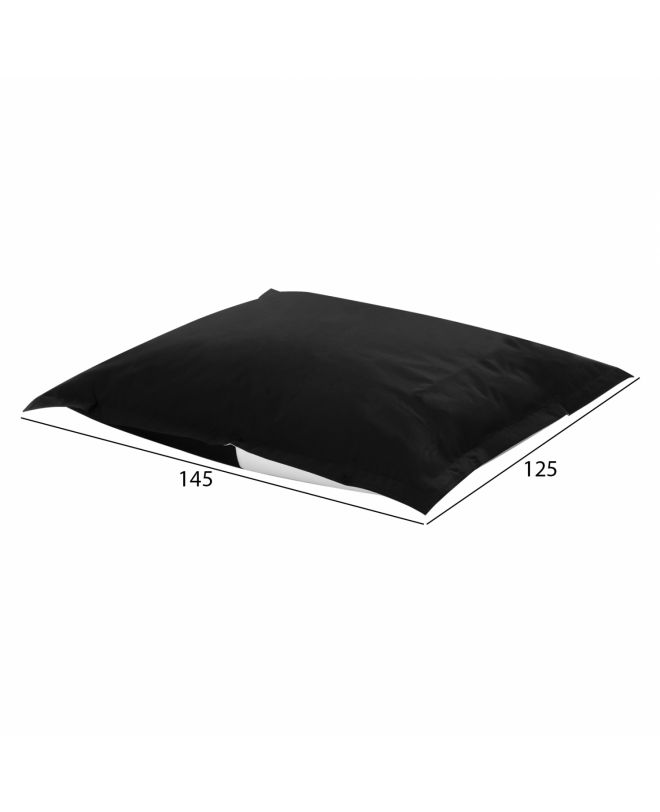 ΠΟΥΦ BLOOM ΜΑΞΙΛΑΡΑ ΘΑΛΑΣΣΗΣ HM5113.14 ΜΑΥΡΟ ΜΕ UV PROTECTION 125x145 εκ.