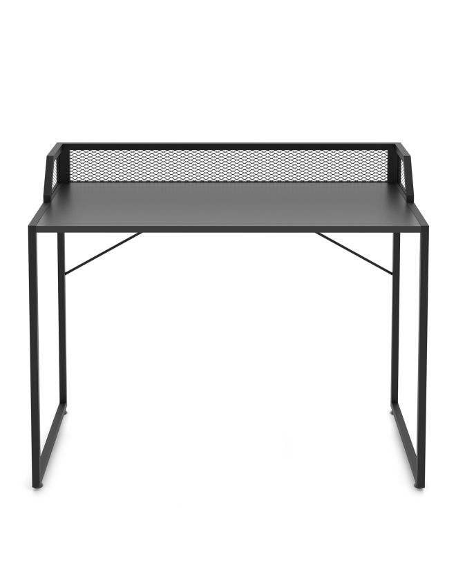 Γραφείο MELA Γκρι/Μαύρο Μελαμίνη/Μέταλλο 104x52.1x84.1cm