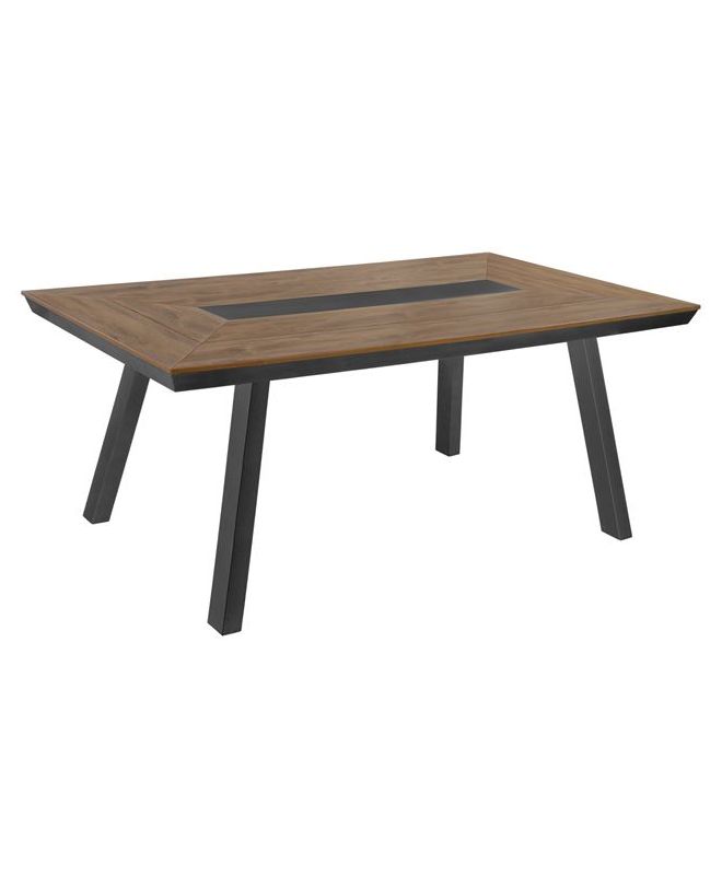 ΤΡΑΠΕΖΙ ΑΛΟΥΜΙΝΙΟΥ ΜΕ POLYWOOD 200X94 ΓΚΡΙ HM5131.12
