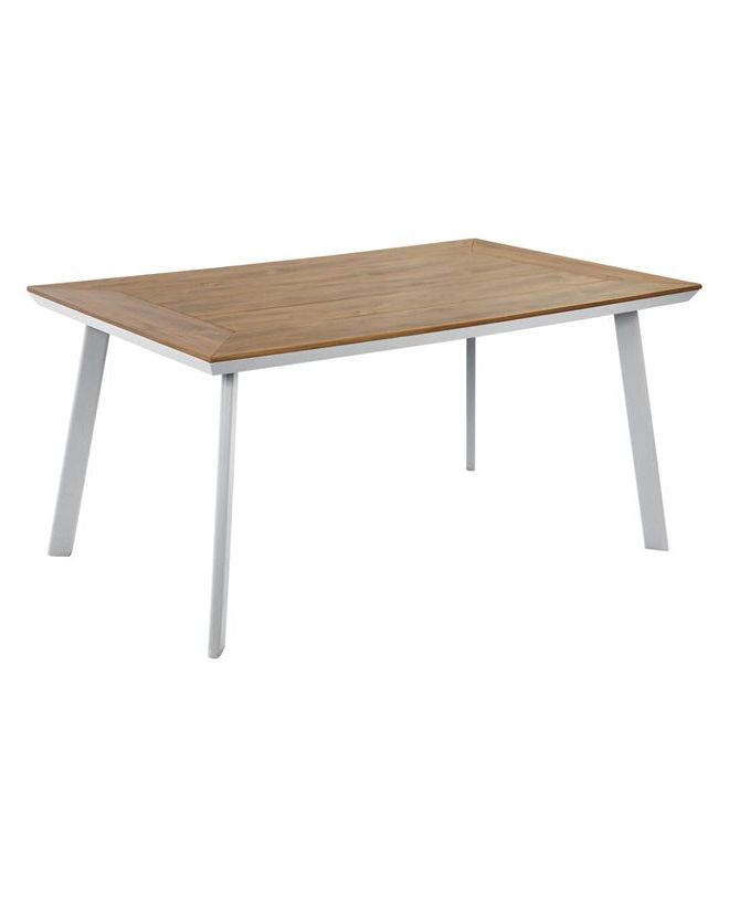ΤΡΑΠΕΖΙ ΑΛΟΥΜΙΝΙΟΥ ΜΕ POLYWOOD HM5132.11 ΛΕΥΚΟ 160x92x72