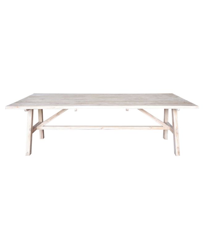 ΤΡΑΠΕΖΙ ΑΠΟ ΞΥΛΟ ΜΑΣΙΦ ΤΕΑΚ 220X100X78Υεκ.HM9390.01