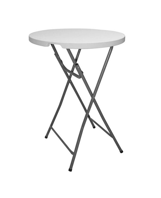 ΤΡΑΠΕΖΙ ΜΠΑΡ CATERING-ΣΥΝΕΔΡΙΟΥ HM5066 Φ81Χ110 εκ.ΠΤΥΣΣΟΜΕΝΟ