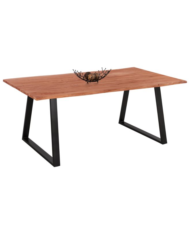 ΤΡΑΠΕΖΙ ΤΡΑΠΕΖΑΡΙΑΣ SOFIA SLIM HM8501.11 ΑΠΟ ΜΑΣΙΦ ΞΥΛΟ ΑΚΑΚΙΑΣ 200x100x77Υ εκ.