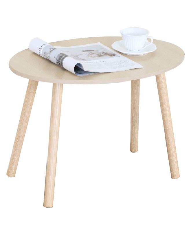 Βοηθητικό Τραπεζάκι ArteLibre VELIRA Δρυς MDF/Ξύλο 60x40x41.5cm