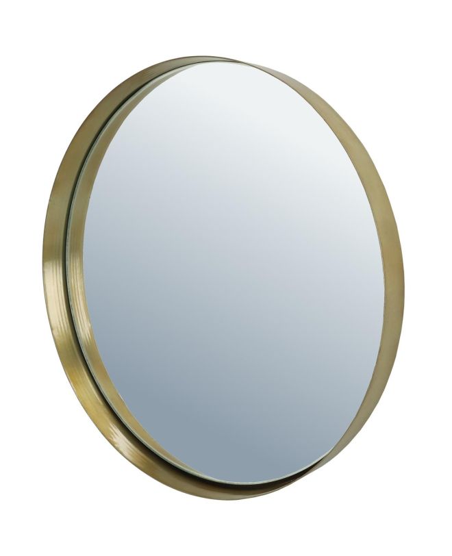 Καθρέπτης Χρυσό Μέταλλο 30x2.5x30cm