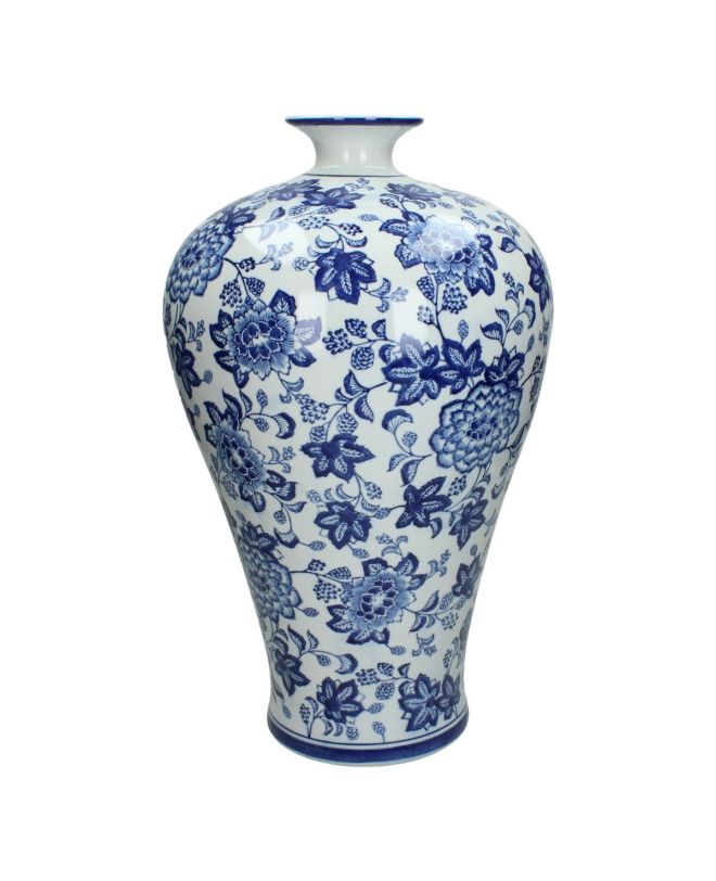 Βάζο Μπλε Πορσελάνη 28x28x48cm