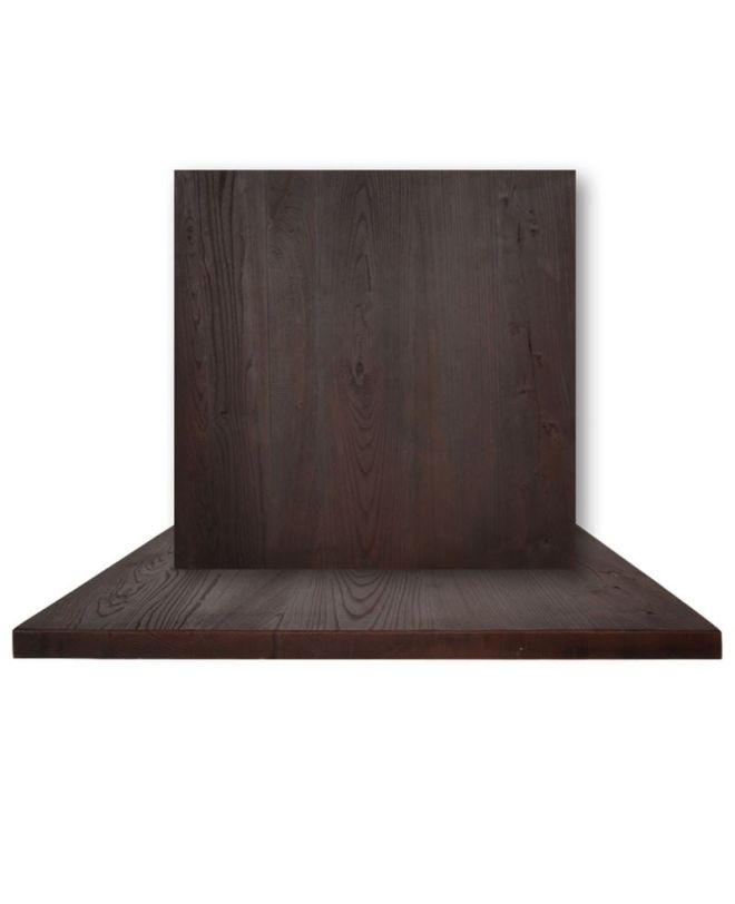 RESIN Επιφάνεια Τραπεζιού, Απόχρωση Καρυδί, Εσωτερικού Χώρου  80x80cm/30mm