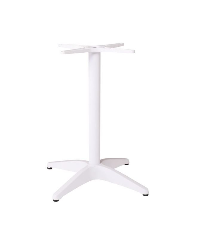 FACTORY Βάση Τραπεζιού Αλουμίνιο Απόχρωση Άσπρο (3,35kg)  66x66cm H.69cm