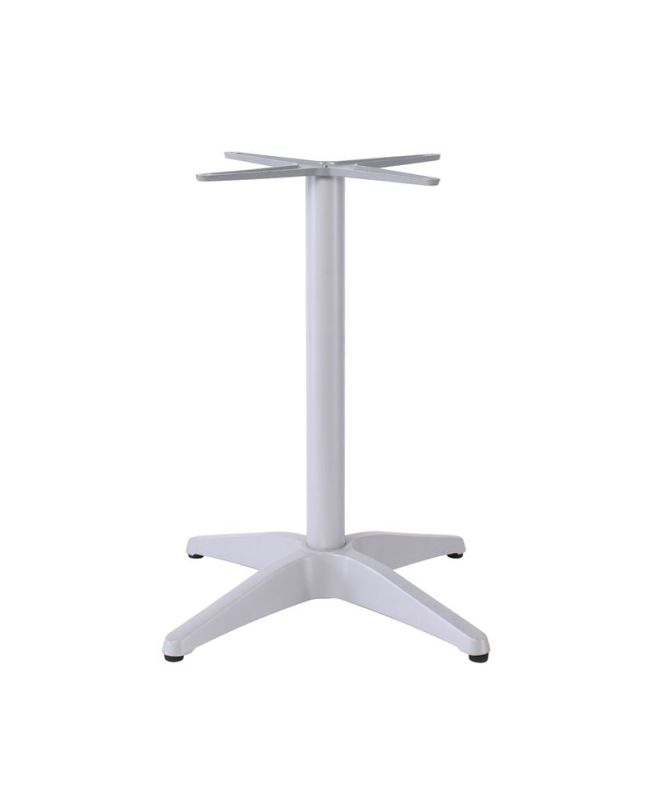 FACTORY Βάση Τραπεζιού Αλουμίνιο Απόχρωση Silver (3,35kg)  66x66cm H.69cm