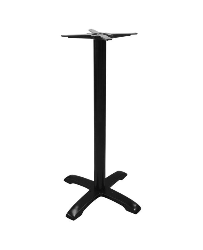 KINO Βάση Τραπεζιού BAR 4-Νυχη, Μαντέμι Μαύρο (9,60 Kg)  61x61cm H.108cm