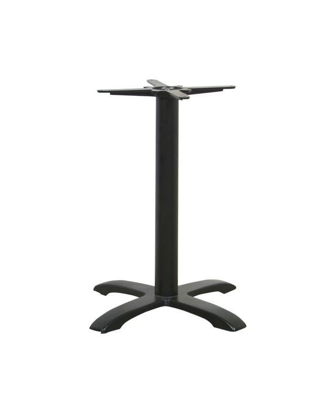 KINO Βάση Τραπεζιού 4-Νυχη, Μαντέμι Μαύρο (9,40 Kg)  61x61cm H.72cm