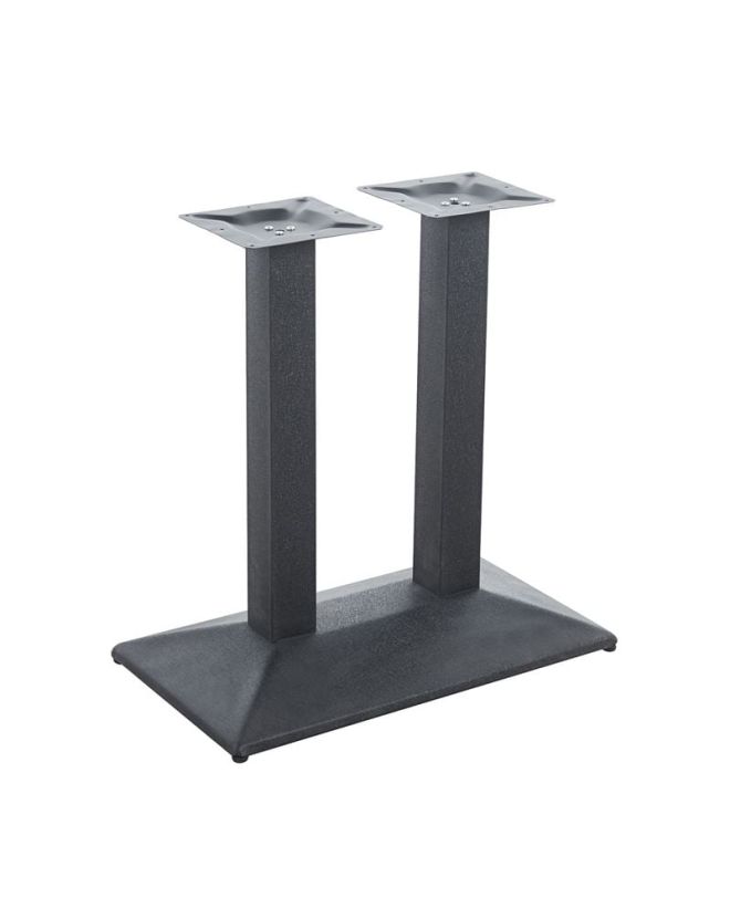 IBIS Βάση Τραπεζιού Μακρόστενη Μέταλλο Βαφή Μαύρο (10,00 Kg)  70x40cm H.72cm