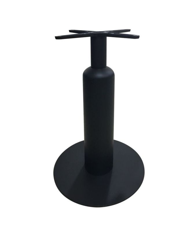 TOBY Βάση Τραπεζιού Μέταλλο Βαφή Μαύρο  Φ50cm H.72cm