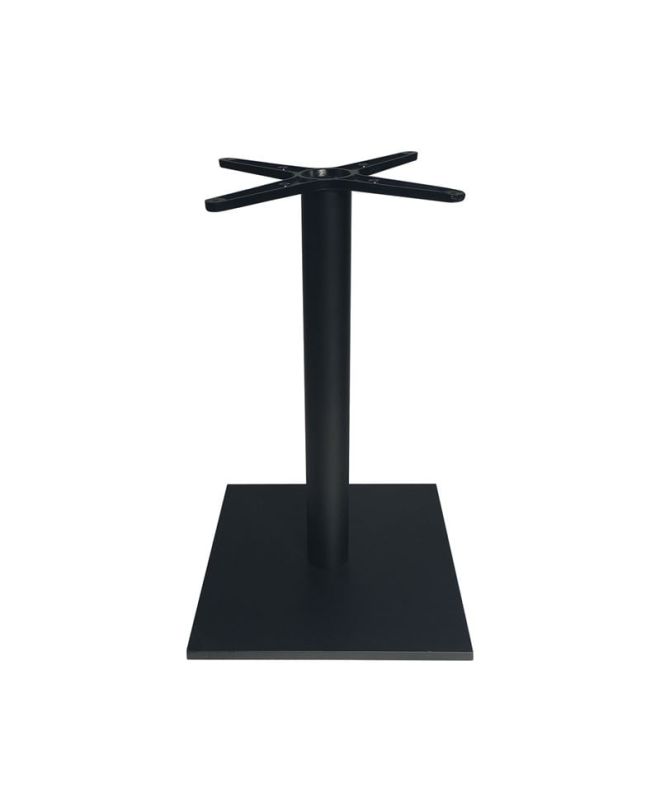 PRATO-W Βάση Τραπεζιού με ρεγουλατόρο, Μέταλλο Βαφή Μαύρο (12,40kg)  45x45cm H.72cm