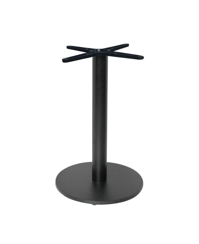 PRATO-W Βάση Τραπεζιού με Ρεγουλατόρο Μέταλλο Βαφή Μαύρο (9,10kg)  Φ45 H.72cm