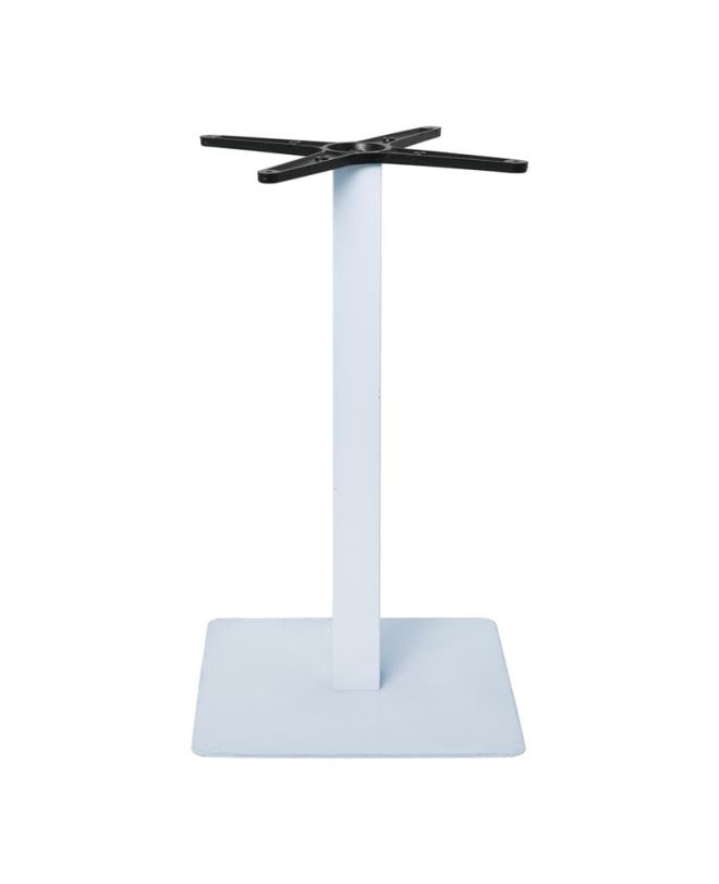 PRATO Βάση Τραπεζιού Μέταλλο Βαφή Άσπρο (11,85kg)  40x40cm H.72cm