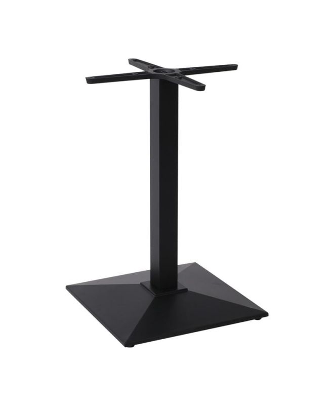 ΠΥΡΑΜΙΔΑ Βάση Τραπεζιού Μαντέμι Μαύρο - 10,30 Kg  45x45x72cm