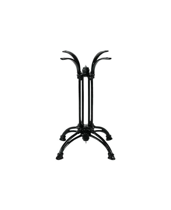 ΤΕΤΡΑΝΥΧΟ Πόδι Τραπεζιού Μαντέμι Μαύρο  56x56x71cm