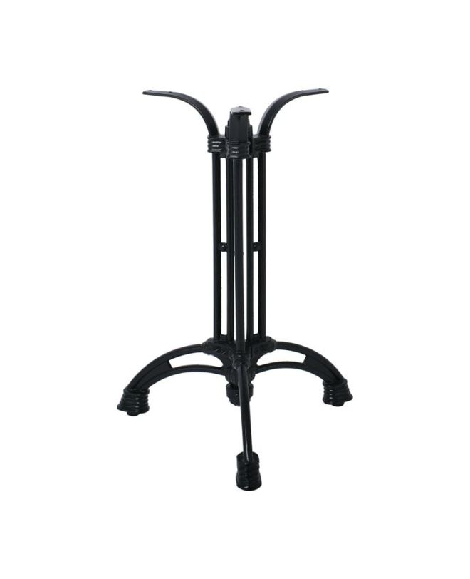 ΤΡΙΝΥΧΟ Βάση Τραπεζιού Μαντέμι Μαύρο - Βαρέως Τύπου/15,6 Kg  52x52x72cm