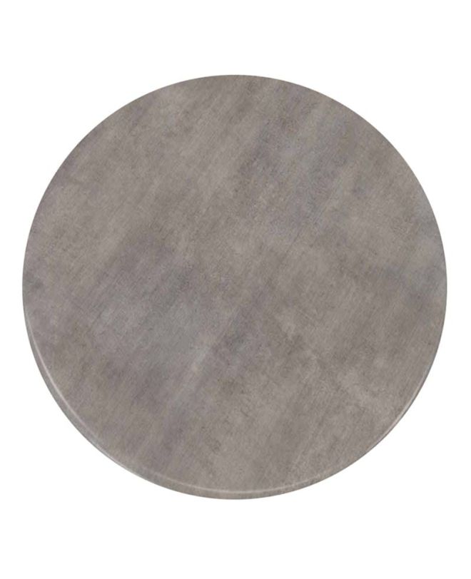 Contract Sliq Normal Επιφάνεια Τραπεζιού τ.Werzalit, Απόχρωση Cement  Φ80cm/16mm