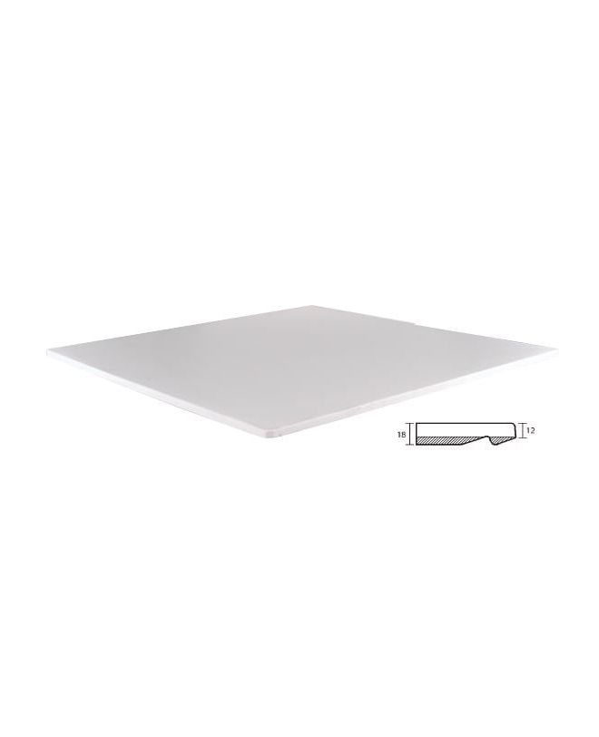 ISO TOP Sliq Plus Επιφάνεια Απόχρωση Pearl White  80x80cm/18mm
