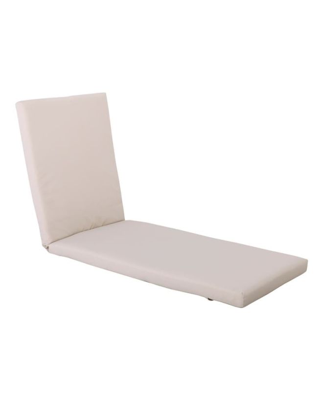SUNLOUNGER Μαξιλάρι Ξαπλώστρας Ύφασμα Sandy Water Repellent, Foam+Polyester Φερμουάρ-Velcro  196(78+118)x60x7cm