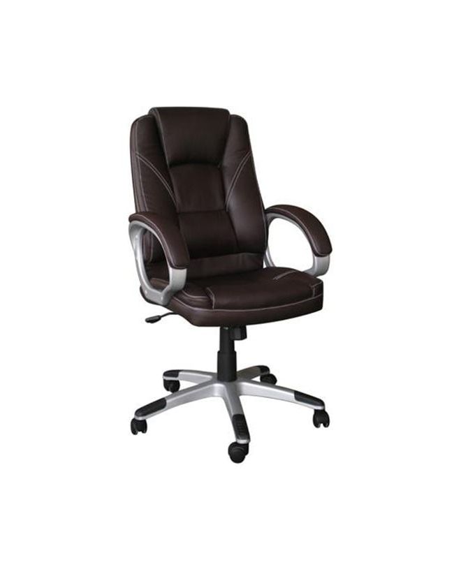 BF6950 Πολυθρόνα Γραφείου Διευθυντή, Pu Καφέ  64x71x112/122cm