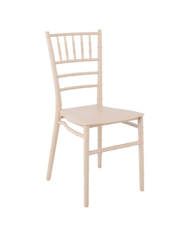 ILONA PP Καρέκλα Εστίασης - Catering Στοιβαζόμενη PP Μπεζ  40x46x88cm