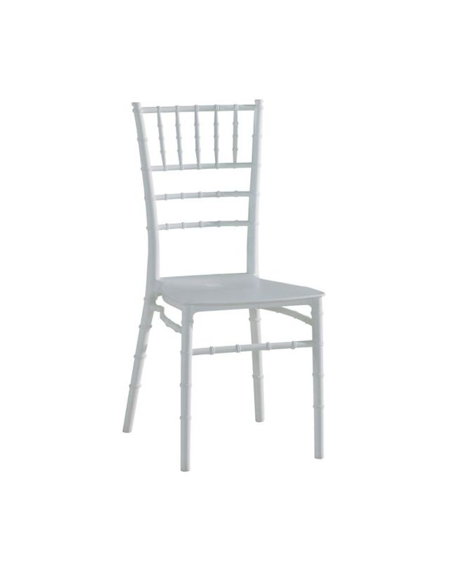 ILONA PP Καρέκλα Εστίασης - Catering Στοιβαζόμενη PP Άσπρο  40x46x88cm