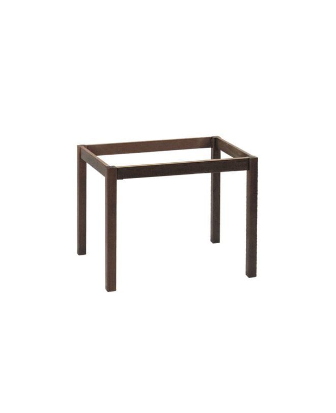 ΚΑΦΕΝΕΙΟΥ Βάση Τραπεζιού Οξιά Λυόμενη για Επιφάνεια 70x110cm Βαφή Εμποτισμού Καρυδί  59x99x73cm