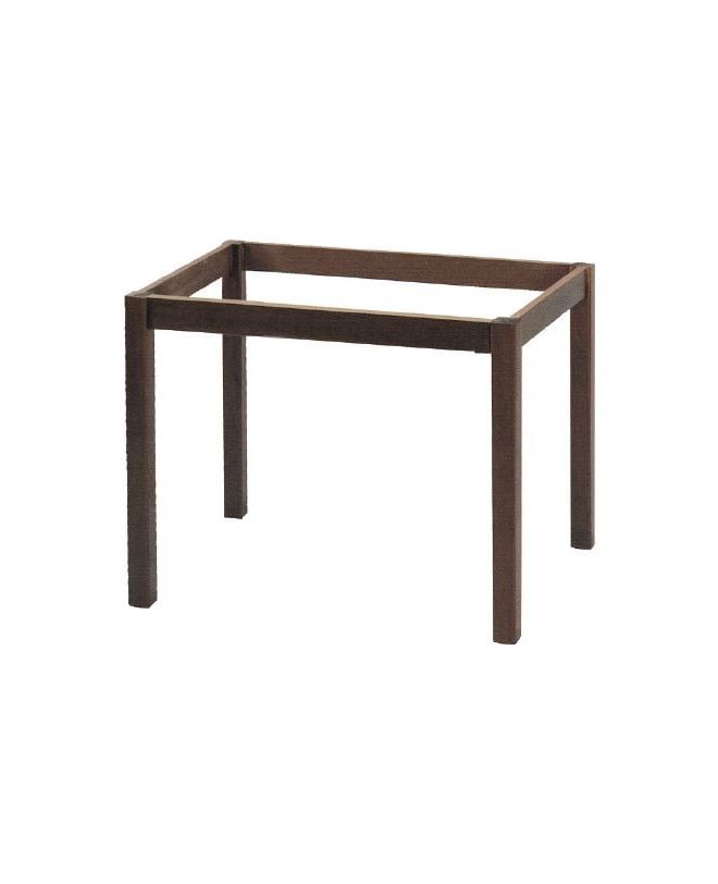 ΚΑΦΕΝΕΙΟΥ Βάση Τραπεζιού Οξιά Λυόμενη για Επιφάνεια 80x120cm Βαφή Εμποτισμού Καρυδί  69x109x73cm