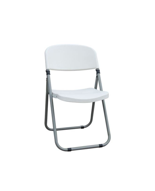 FOSTER Καρέκλα Πτυσσόμενη PP Άσπρο  49x56x82cm