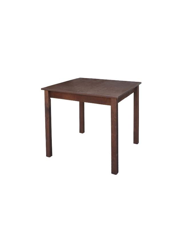 Ταβέρνας Τραπέζι Λυόμενο Οξιά - Κόντρα Πλακέ, Βαφή Εμποτισμού Καρυδί  80x80x75cm