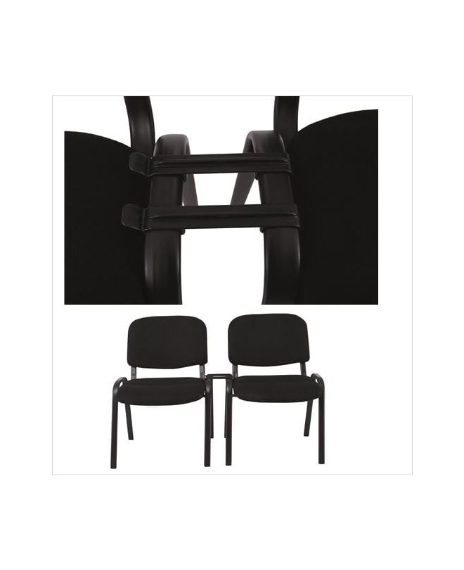 SIGMA Σύνδεσμος ένωσης Στοιβαζόμενων Καρεκλών, Πλαστικό σε χρώμα Μαύρο 