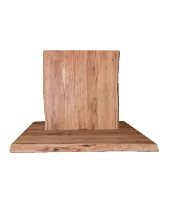 LIZARD Επιφάνεια Τραπεζιού Ξύλο Ακακίας Φυσικό  80x80x4cm