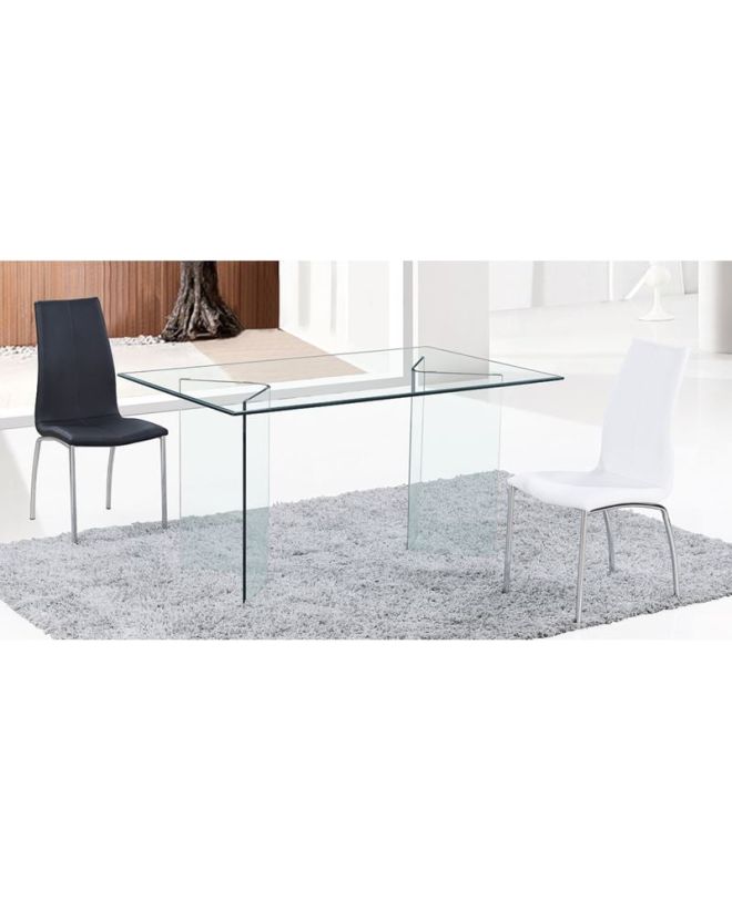 GLASSER Τραπέζι - Γραφείο Διάφανο Γυαλί 12mm  150x90x75cm