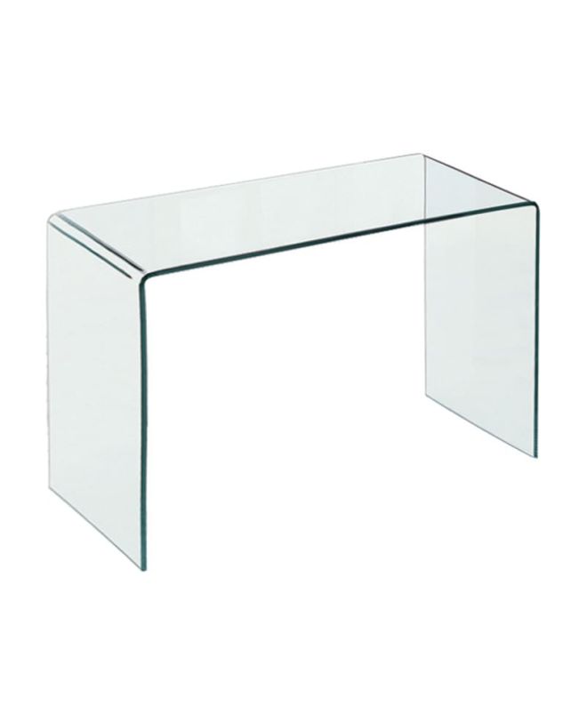 GLASSER Κονσόλα - Γραφείο Διάφανο Γυαλί 12mm  120x60x75cm