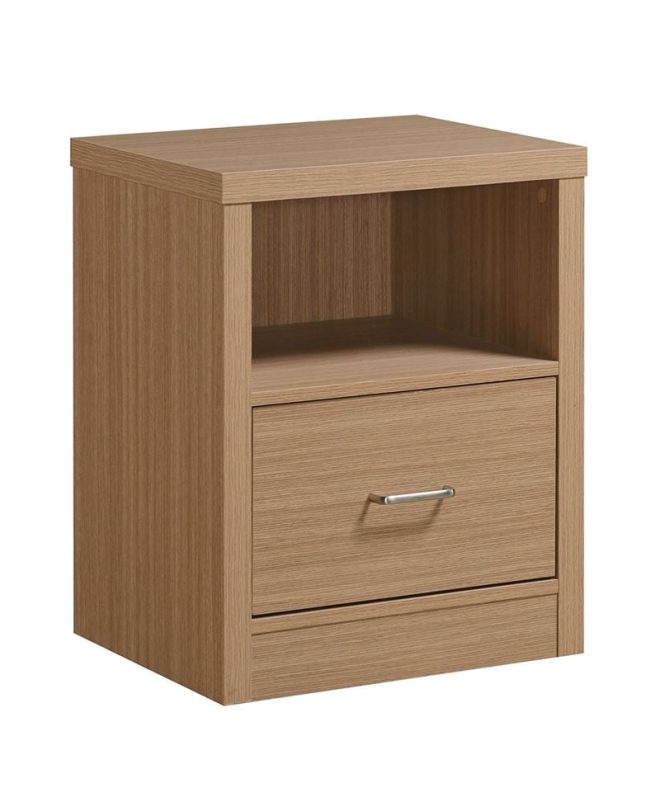 CALIBER Κομοδίνο με 1 Συρτάρι - Sonoma Oak  47x39x60cm