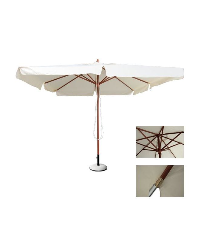 SOLEIL ομπρέλα Ξύλο Kempass  300x300cm