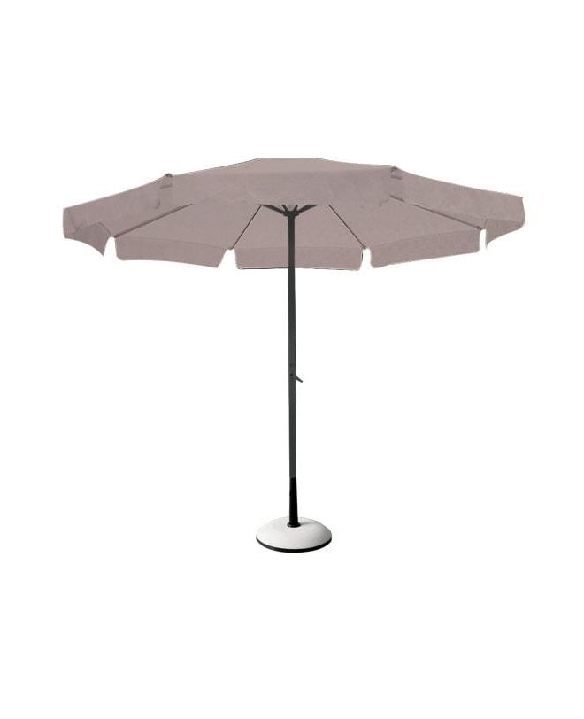 ΟΜΠΡΕΛΑ Σκελετός Αλουμινίου Βαφή Ανθρακί, Ύφασμα Μπεζ  3x3m (H 2,6m)