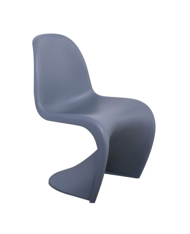 BLEND Καρέκλα Tραπεζαρίας Κουζίνας - PP Γκρι  50x58x85cm