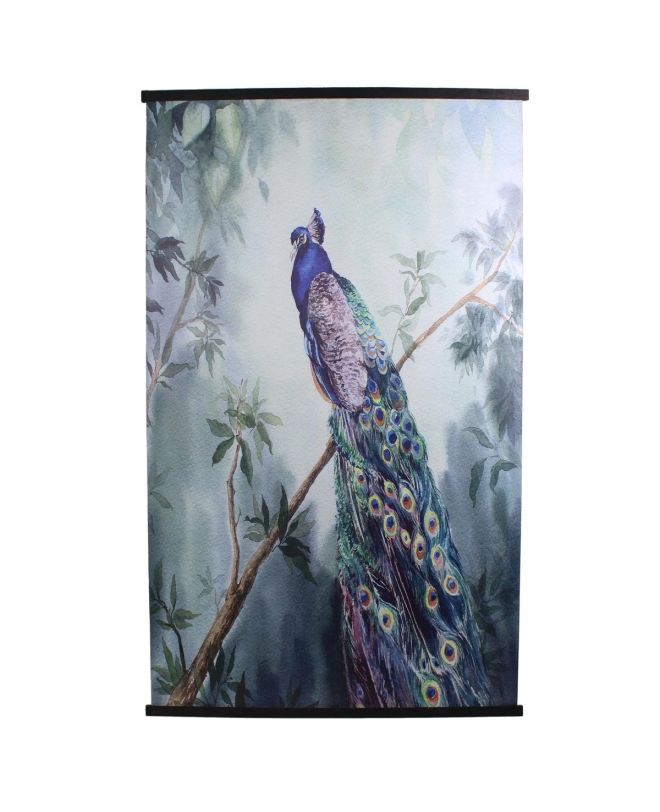 Διακοσμητικό Τοίχου Κρεμαστό Μπλε Polyester 140x2x168cm