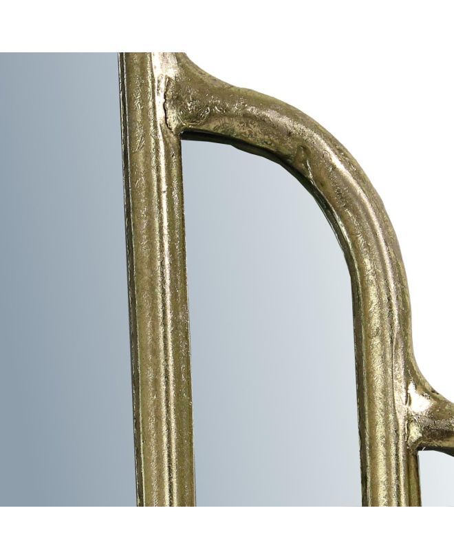 Καθρέπτης Σαμπανί Μέταλλο 78x2.5x93cm