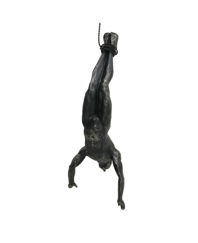 Διακοσμητικό Φιγούρα Μαύρο Polyresin 12x8x30.5cm