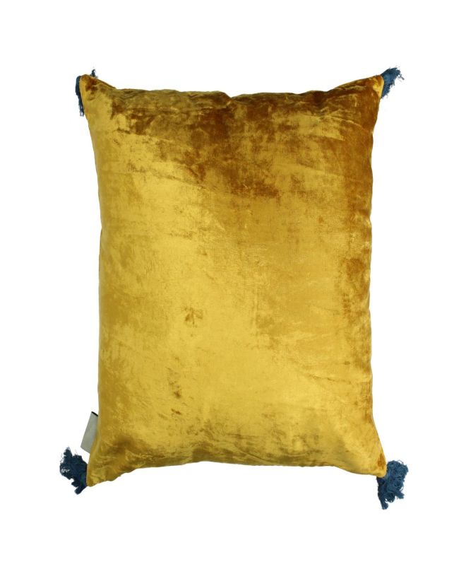 Μαξιλάρι Ώχρα Βελούδο 50x50cm